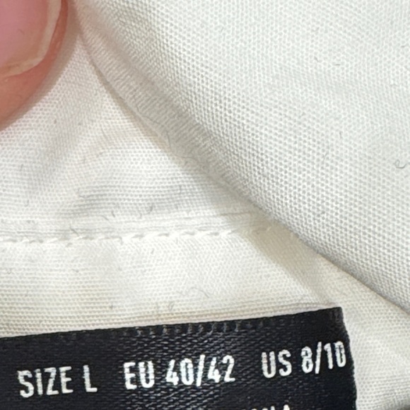 White Ruffled Midi Dress - Picture 3 of 3